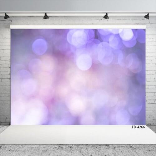 Purple Glitter Flare Bokeh Photo Backgrounds Custom Backdrop for Children Baby Birthday Party Prom Photophone Photography Props