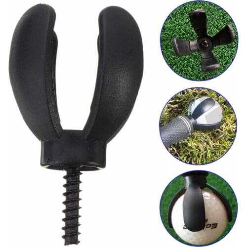 Golf Ball Pick Up Tool Ball Pick Up Retriever Grabber Claw Sucker Tool for Putter Grip 4 Prong Professional Golf Accessories