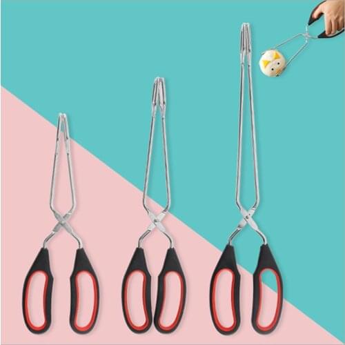 BBQ Tools Barbecue Scissor Tongs Grilled Food Tong Long Handle Scissors Bread Roast Clip Kitchen Baking Tongs Foods Accessories