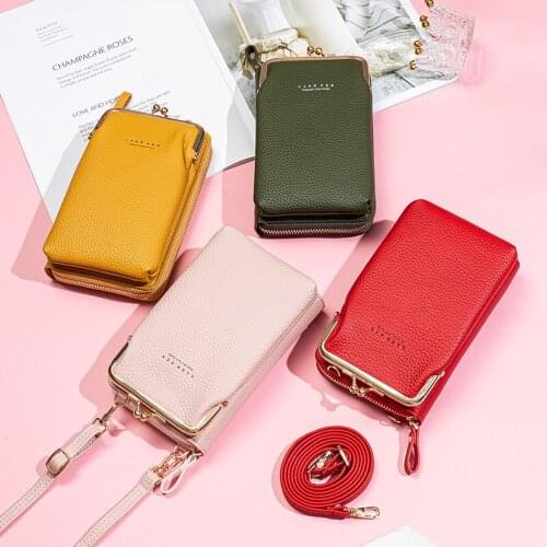 Fashion Long Standard Wallet Women Cute Womens Leather Wallet Purses for Women Candy Color Phone Bag Wallets Women Wallets New