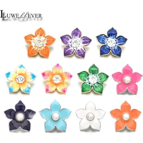 New Component 033 Crystal 18mm 25mm Metal Snap Button For Bracelet Necklace Interchangeable Jewelry Women Accessorie Findings