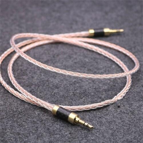 One piece OCC Copper Aux Cable jack 3.5mm Stereo Audio Cable Male to Male For PC iPod MP3 CAR
