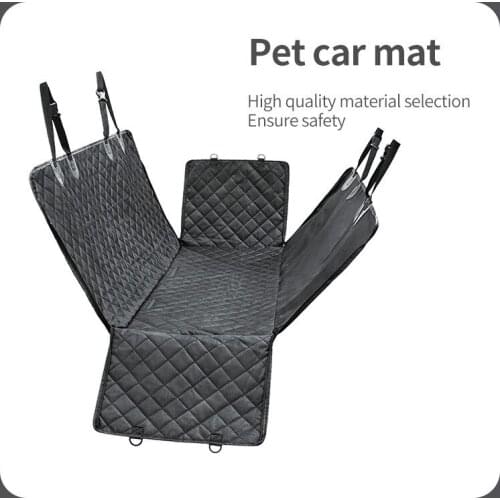 Pet Carriers Dog Car Seat Cover Waterproof Pet Cars Back Seat Mat For Dogs Cats Foldable Car Mat Hammock Cushion Pets Supplies