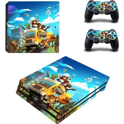 Overcooked 2 PS4 Pro Stickers Play station 4 Skin Sticker Decal Cover For PlayStation 4 PS4 Pro Console & Controller Skins Vinyl