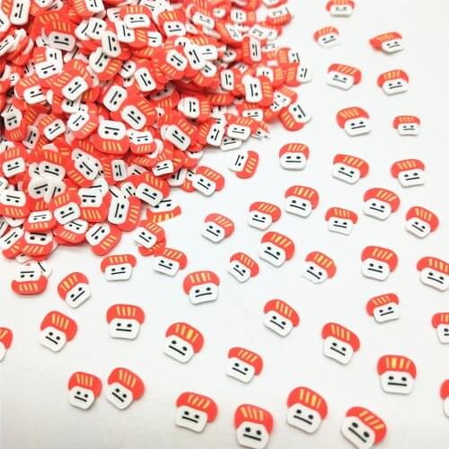 20g/lot Mushroom Polymer Clay for DIY Crafts 5mm Plastic Klei Mud Particles Clays