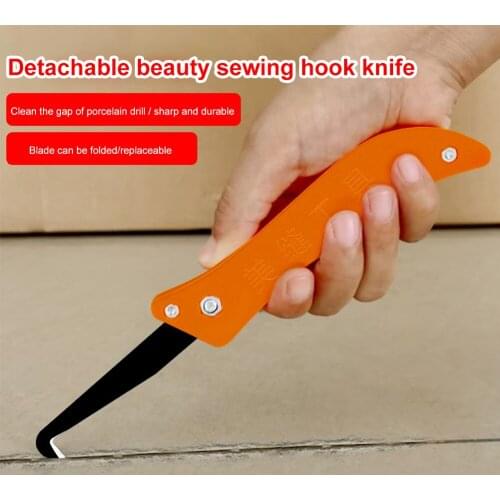 Professional Tile Gap Repair Tool Cleaning and Removal Grout Hand Tools Notcher Collator Tile gap repair tool Hook Knife