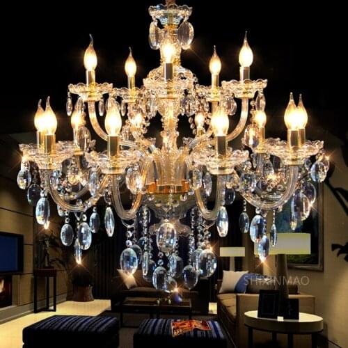 SHIXNIMAO free shipping luxury light Crystal Luxury 15 head Crystal Chandelier Fashion crystal chandelier 00101