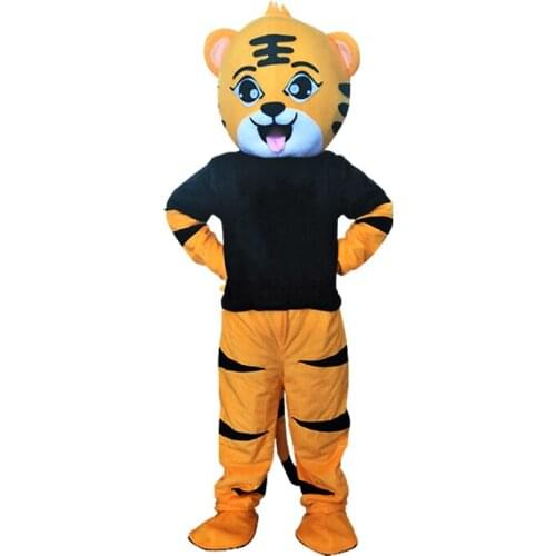 [TML] Cosplay T-shirt tiger Mascot Costume Cartoon character costume Advertising Costume Party Costume animal carnival