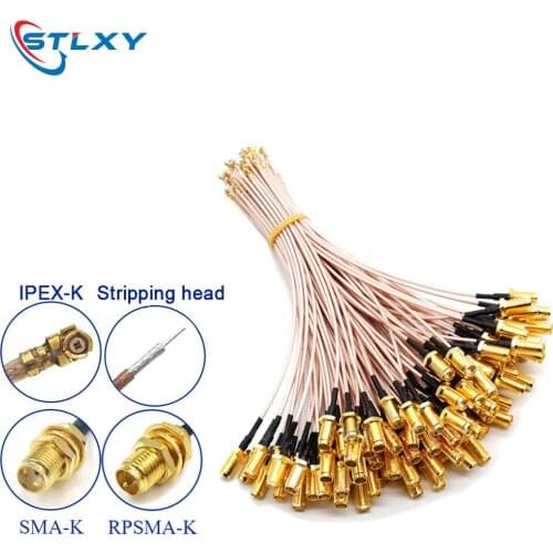Extension Cord U.FL IPX to RP-SMA Female Connector Antenna RF Pigtail Cable Jumper for PCI WiFi Card RP-SMA Jack to IPX RG178