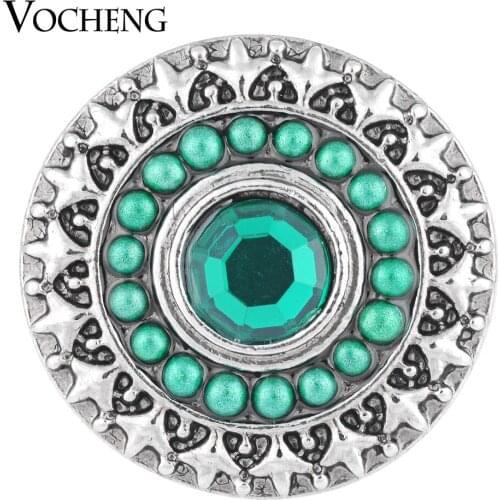 Vocheng Ginger Snap 18mm Destiny 3 Colors Bead Crystal Charm Vn-1076