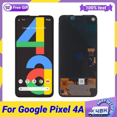 AMOLED 5.8" for Google Pixel 4A LCD Display Touch Digitizer Screen for Google Pixel 4A OLED Replacement No Dead Pixel 4a