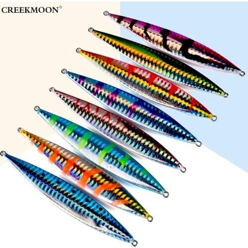 1PC 11.5cm 65g Laser Lead Fish Fishing Lure Metal Jig Lures Leurre Sea Wobbler Hard Baits Slow Bait Spoon Winter Ice Jigging