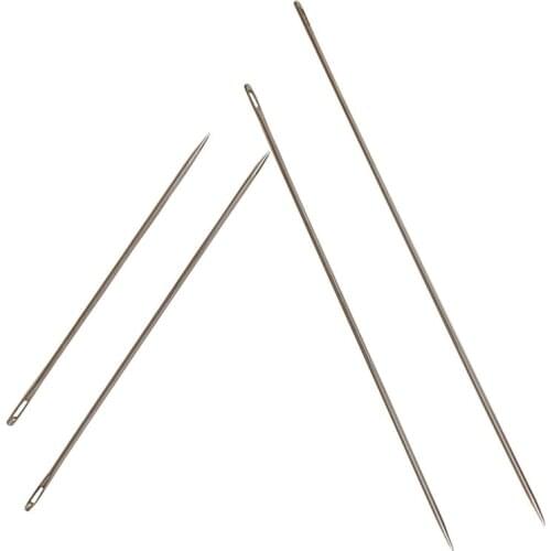 4pcs Needles Hand Sewing Crafts Large Big Eye Manual For Embroidery Tapestry