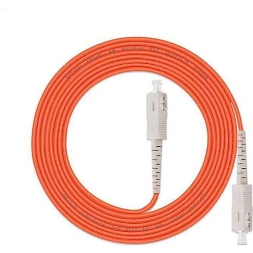 5PCS/lot SC/UPC-SC/UPC Fiber Optic Patch Cord MultiMode Optical Cable MM Multimode Duplex Fiber Optic Jumper Patch Cord FTTH