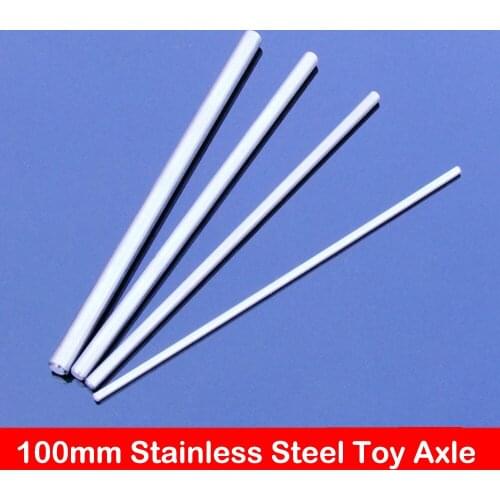 5PCS Mini 2/3/4/5/6/8mm Shaft Rigid Shaft Toy Car Gear Wheel Axle 100mm/200mm for Accessories Electric Drive Shaft Rust-proof