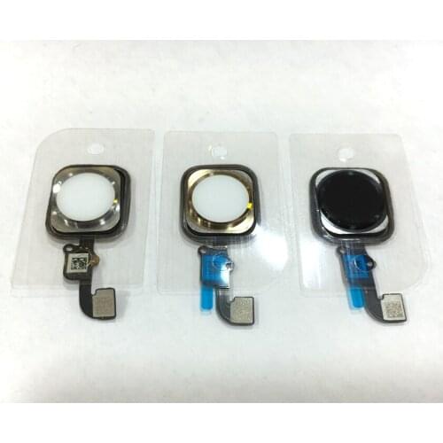 50pcs For iPhone 6g 6 6s plus Plus Home Button Flex Cable Home Button Flex Assembly With Rubber Sticker
