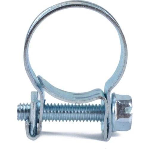 60Pcs/Set 10 Sizes Mini Fuel Injection Line Style Hose Clamps Assortment Kit, Clamp Range: 7-18mm (2.7 - 7inch)