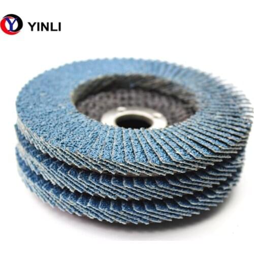 4-1/2" Grit 40 abrasive flap disc zirconia for polishing stainless steel