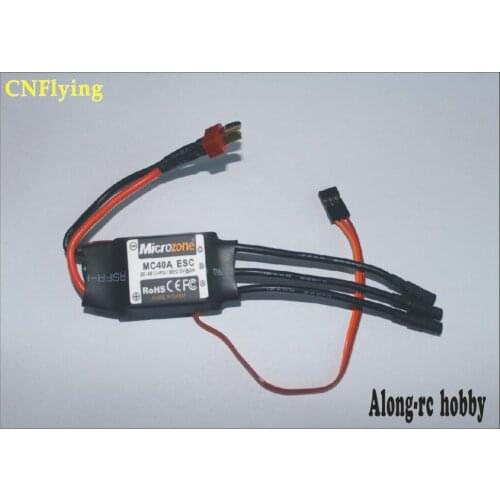 Free shipping 1PCS MC 40A ESC Aircraft RC model Brushless ESC 2-3S Lipo Waterproof Electric Speed Control with 5V/2A BEC