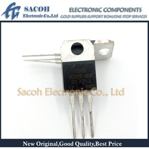 Free Shipping 10Pcs BCA25-800 BCA25-800B or BCA25-1000 or BCA25-1200 TO-220 25A 800V Thyristor