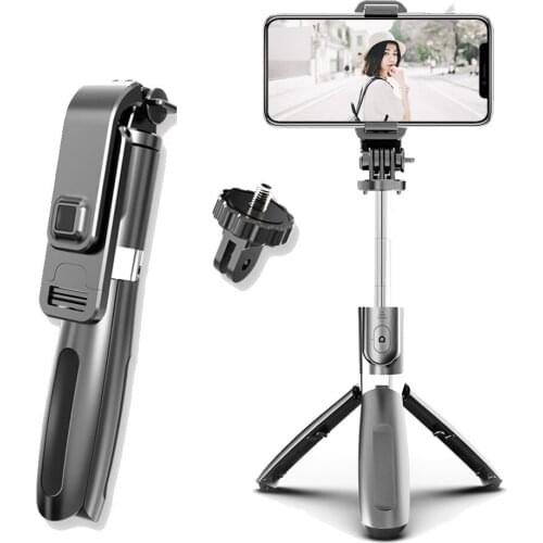 4 In1 Wireless Bluetooth Selfie Stick Tripod Foldable Tripod Monopods Universal for SmartPhones for Gopro Sports Action Camera