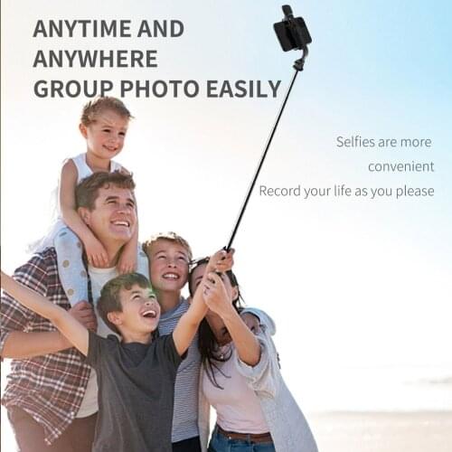 HOT!Wireless bluetooth selfie stick foldable mini tripod with fill light shutter remote control for IOS Android