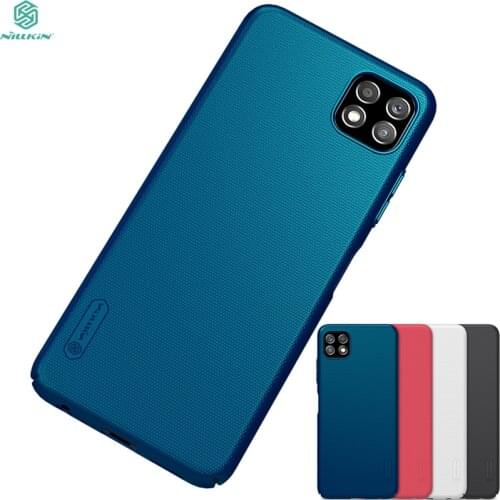 For Samsung Galaxy A22 5G Case Cover NILLKIN Fitted Cases For Samsung Galaxy A22 5G Super Frosted Shield Hard Case