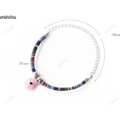 Ethnic style dog collar bell ring small dog medium dog collar cat bell collar dog supplies CD50 Q04