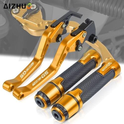 F850 GS Adv CNC Adjustable Brake Clutch Levers Motorcycle Hand Grips Ends Handlebar FOR BMW F850GS ADVENTURE 2017-2020 2019 2018