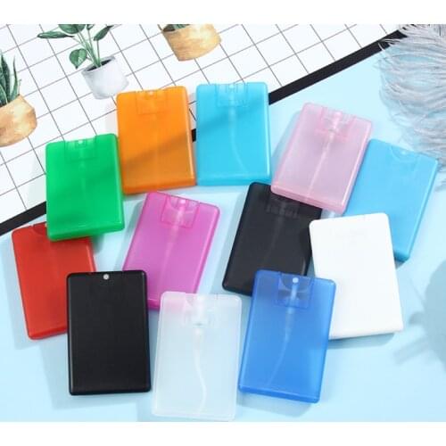 1PC High Quality 20ml Perfume Bottle Card Shape Mini Sprayer Refillable Perfume Atomizer Travel Size Portable Alcohol Spray Tool