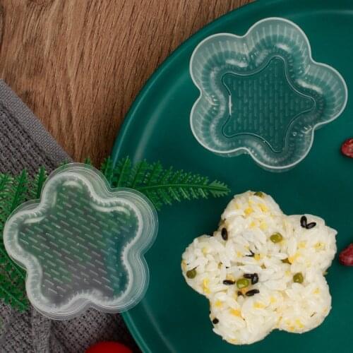 1PCS/Set DIY Sushi Mold Onigiri Rice Ball Food Press Form Sushi Mold Onigiri Rice Ball Bento Press Maker Mold DIY Tool