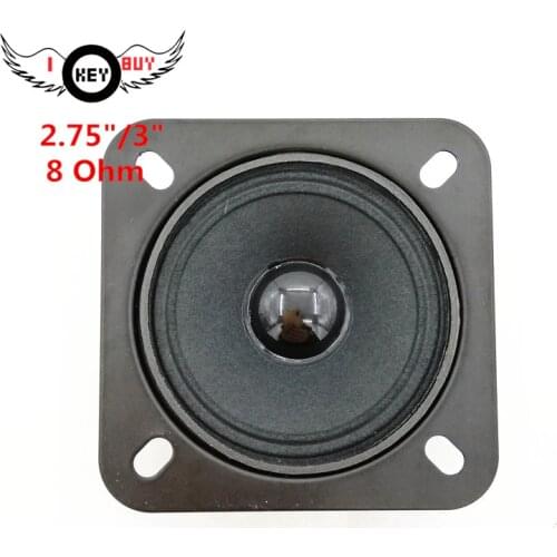I KEY BUY 75mm Tweeter Speaker 2.75 Inch 3" 8 Ohm Audio Portable HIFI Speaker Loudspeaker DIY Mini Stereo Sound System