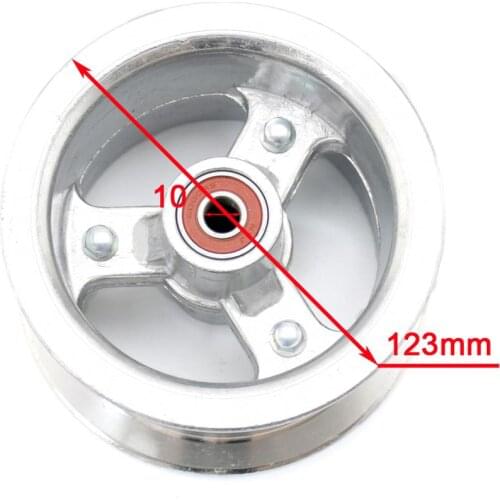 3.00-4 4.10-4 4 inch Tire Scooter Wheel Hubs Aluminium 10inch Wheel Rim 3.50-4 9x3.50-4 for scooter bike ATV Go Kart