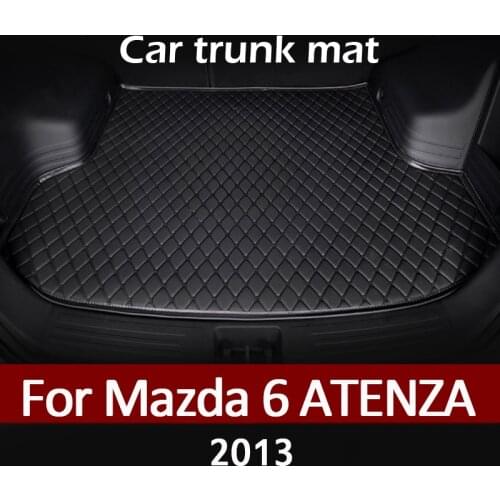 MIDOON Car trunk mat for MAZDA 6 ATENZA 2013 cargo liner carpet interior accessories cover
