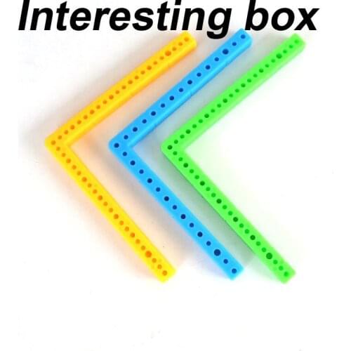 L-shaped plastic strip, right-angle shaft bracket, car chassis connection, smart car accessories