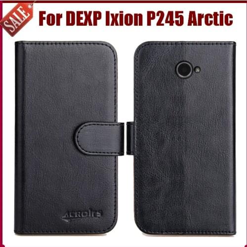 Hot Sale! DEXP Ixion P245 Arctic Case New Arrival 6 Colors High Quality Flip Leather Protective Phone Case Cover