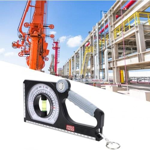 Slope Gauge Multi-Function Slope Gauge Constructing Engineering 130 Degree Angle Finder with Carabiner