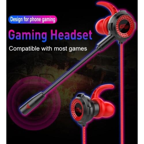 2020 new G20 Wired 3.5mm Plug Dynamic Gaming Earphones with Microphone For Pubg PS4 CSGO Casque Games Gaming Earphone Headset