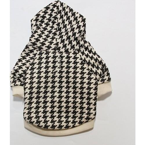 Ropa Perro Autumn Winter Dog Clothes Two-legged Printing Soft Dog Hoodie Dogs Coat Jacket Yorkie Chihuahua French Bulldog Outfit