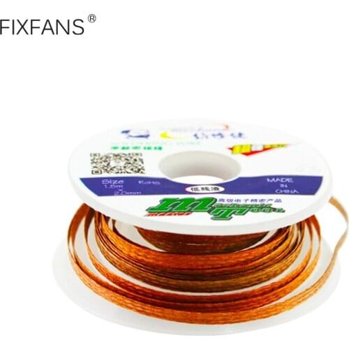 MECHANIC 2.0mmx1.5m 5 ft. Solder Sucker Wick Remover Desoldering Braid Wire for BGA SMD Soldering Repair Tools