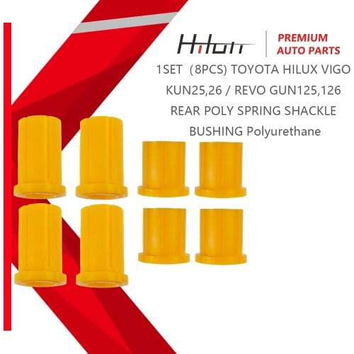90385-T0001 90385-T0009 90385-T0002 90385-T0010 8Pcs Rear Rear Poly Spring Shackle for Toyota Hilux Vigo