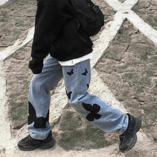 PUNK STYLE GIRL Wide Jeans