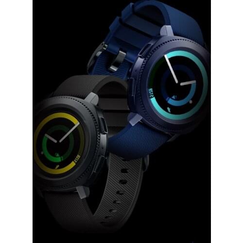 Genuine Solicone watch band For Samsung Gear Sport smart watchband Galaxy Watch 3 41mm 42mm straps sport bands