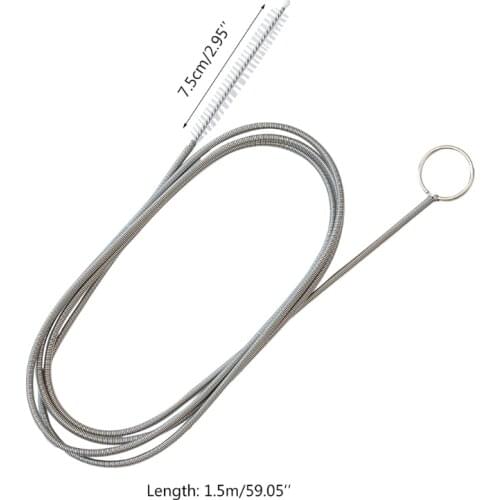 150cm Refrigerator Hole Cleaning Brush Flexible Soft Fridge Dredge Pipe Cleaner