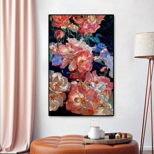 Nordic Decor Home Art Classic Posters and Prints Vogue Canvas Oil Painting Flowers Wall Art Pictures for Living Room No Frame