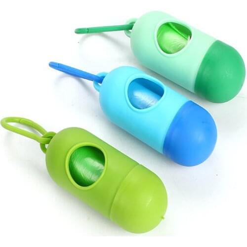 2021 New Dog Toilet Bag Pet Garbage Bag Biodegradable Outdoor Carrier Stand Dispenser Cleaning Pet Accessories