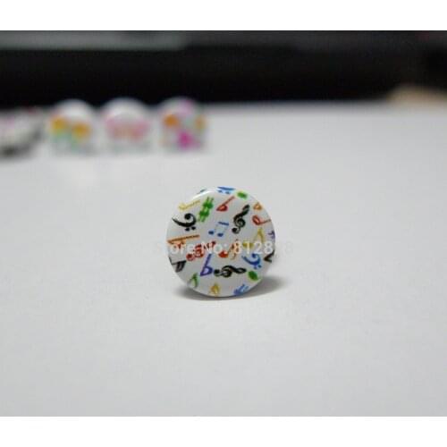 50 Sets 10mm #106 Music Notes Prym Prong Snap Buttons Oeko-Tex 100 Certificate Approve