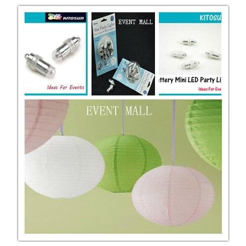 50pcs/lot MINI LED BALLOON LIGHT Waterproof landscape deft design Mini Party Lights For Wedding Centerpieces