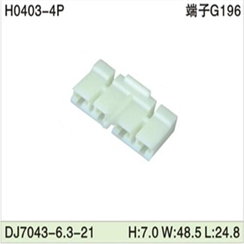 Free shipping 500pcsDJ7043-6.3-21 4Pin 6.3mm AMP Car Electrical Wire Connectors for VW,BMW,Audi,Toyota,NISSAN AND other