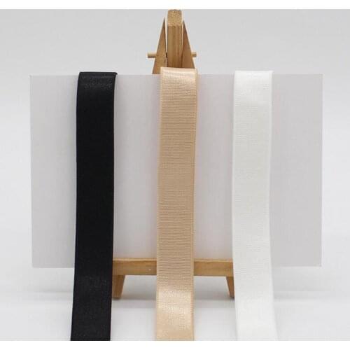 Home Clothes Pants Waist Decoration Underwear Bra Repair Diy Width 15/20mm White Black Skin Color Elastic Shoulder Strap Band